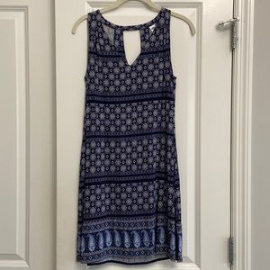 Blue patterned Old Navy Dress